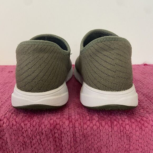 Vessi Cityscape Waterproof Slip On Knit Sneakers Olive Green Size 7 - Picture 5 of 11